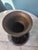 Black Antique Chinioiserie Brass Vase With Mother of Pearl Inlay For Sale - Image 8 of 8