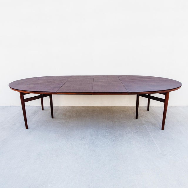 Vintage Arne Vodder Danish Modern Rosewood Extension Dining Table, Model 212 For Sale - Image 14 of 16