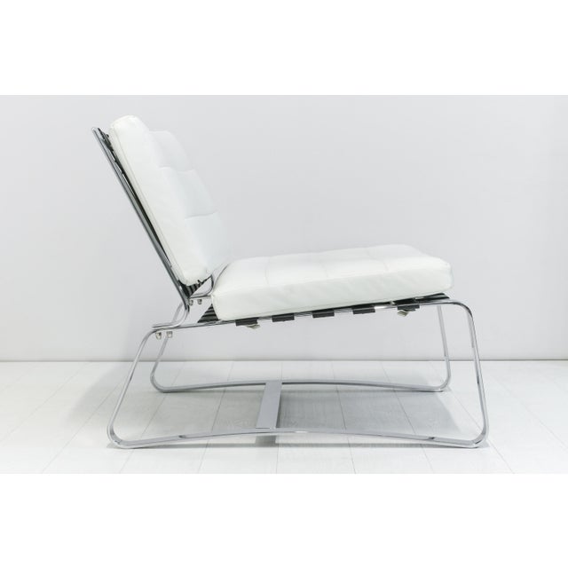 Delaunay Lounge Chairs in Leather by Rodolfo Dordoni for Minotti, Set of 2 For Sale - Image 10 of 13