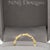 Minimalist Diamond Band With Earth-Mined Diamond Accents in Solid 14k Gold, Size 6.75 For Sale In Columbus - Image 6 of 8