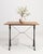 Cast Iron Bistro Table with Oak Top, Antique, France, 20th Century For Sale - Image 13 of 13