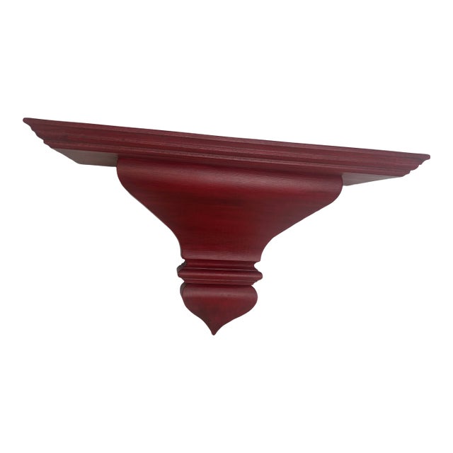 Pair of Red Corbels For Sale