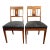 Antique Danish Empire Side Chairs, a Pair For Sale
