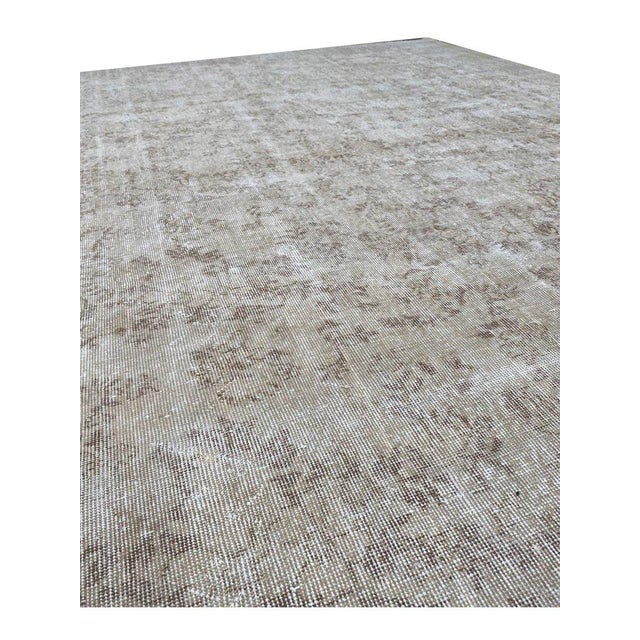 1950s Vintage Old Turkish Sparta Area Rug 8x12 For Sale - Image 9 of 11