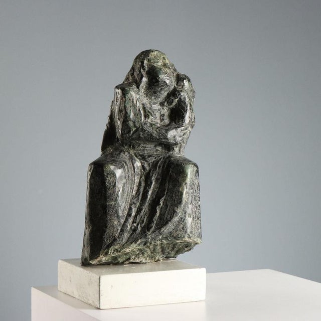 Maternity in Marble attributed to Vittorio Gagliano For Sale - Image 10 of 10