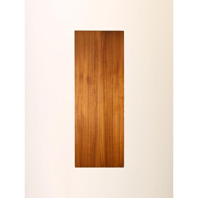 Wood Scandinavian Suspended Bedside Table, 1960s For Sale - Image 7 of 8