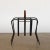 1940s Iron and Leather Magazine Rack in the Style of Jacques Adnet For Sale In Los Angeles - Image 6 of 11