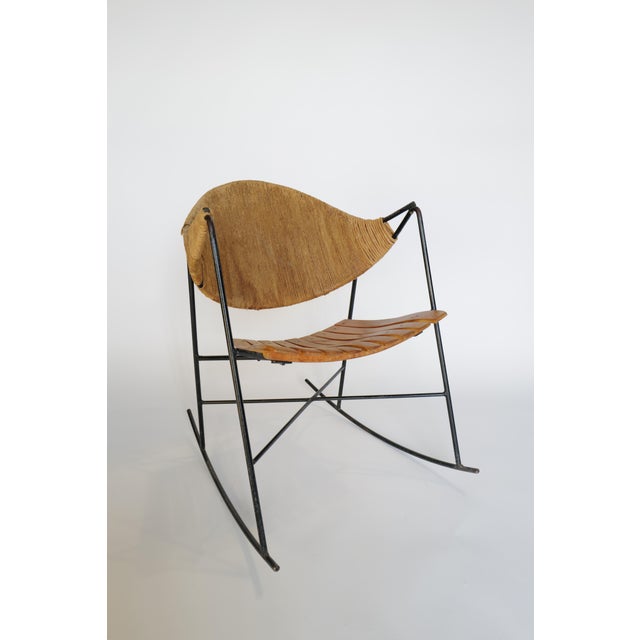 Arthur Umanoff 1950 Arthur Umanoff Rocking Chair For Sale - Image 4 of 12