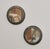 Vintage metal frames that were porthole windows from an old ship newly turned into mirrors. These small scale metal...