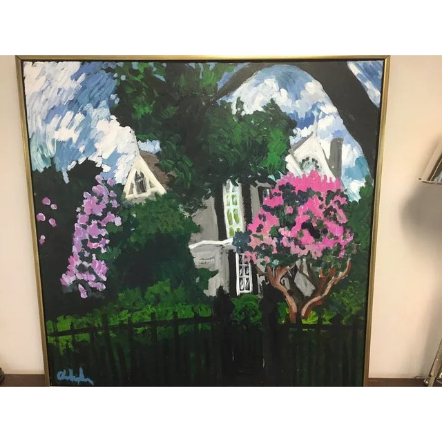 Lovely Plein Air Oil Painting of this Famous and architecturally significant historic mansion in New Orleans' famous...