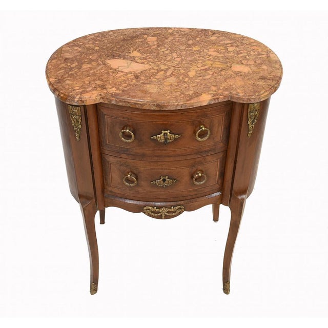 Traditional Antique Empire French Bedside Chest, 1920s For Sale - Image 3 of 10