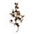 Large pair of large vintage Florentine wall sconces, showcasing classic mid-century Italian craftsmanship. Made from...