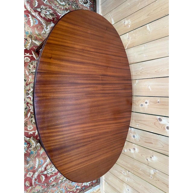Louis XVI Style Oval Dining Table, 1980s For Sale - Image 3 of 10
