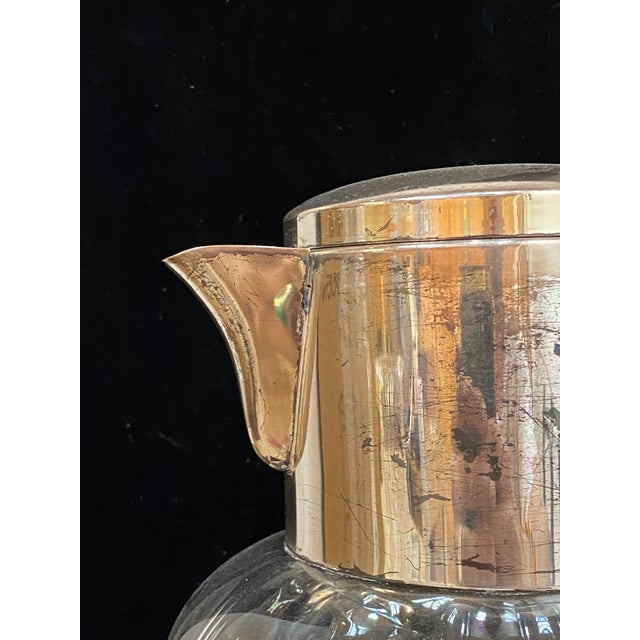 Large Vintage Crystal Decanter, 1950s For Sale - Image 6 of 10