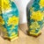Ceramic Chinoiserie Blue and Yellow Porcelains Table Lamps - A Pair For Sale - Image 7 of 10