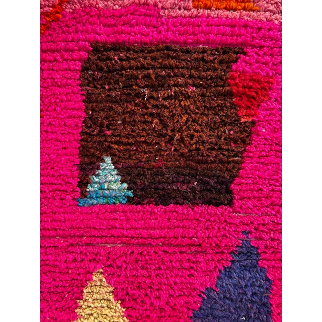 1990s Moroccan Boujad Wool Rug, 1990 For Sale - Image 5 of 12