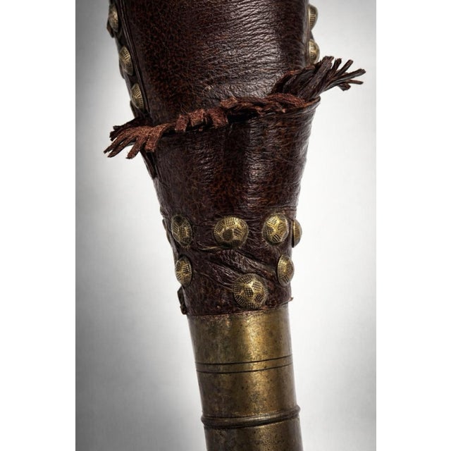 Wood Antique French Carved Bellows For Sale - Image 7 of 10