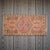 Hollywood Regency 1960s Low Pile Hand Knotted Turkish Small Rug Faded Mat Accent Rug - 21'' X 45'' For Sale - Image 3 of 16
