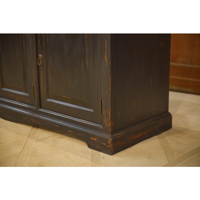 Mid-Century Modern Patinated Pine Buffet, 1960s For Sale - Image 3 of 12