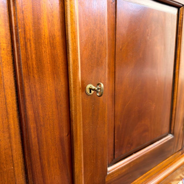 English Bookcase with Glass Doors For Sale - Image 16 of 18