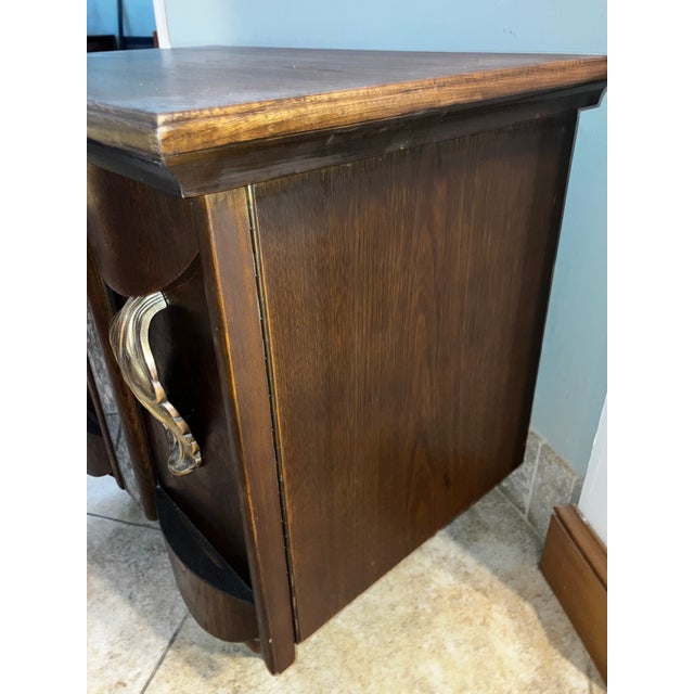 1950s Art Deco Nightstand For Sale - Image 13 of 14