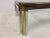 Italian Wood, Brass, and Chrome Coffee Table, 1970s For Sale - Image 6 of 9