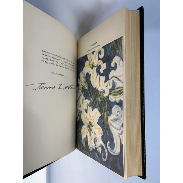 Epstein, Jacob. Epstein: An Autobiography. London: Hutton Press, 1955, revised and extended edition, signed by Epstein on...
