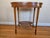 English Early 20th Century Edwardian Sheraton Revival Hand Painted Rolling Table For Sale - Image 3 of 9