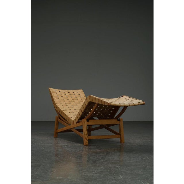 Mid-Century Modern Adjustable Chaise Longue For Sale - Image 12 of 18