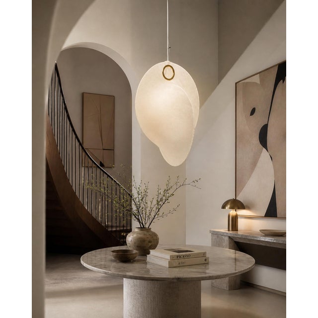 Italian Flos "Overlap S1" Pendant by Michael Anastassiades, Italian Modern For Sale - Image 3 of 14