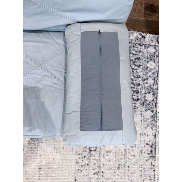 Mid-Century Modern 1984 Ikea “Moment” Sofa by Niels Gammelgaard – Postmodern Steel Frame For Sale - Image 3 of 10