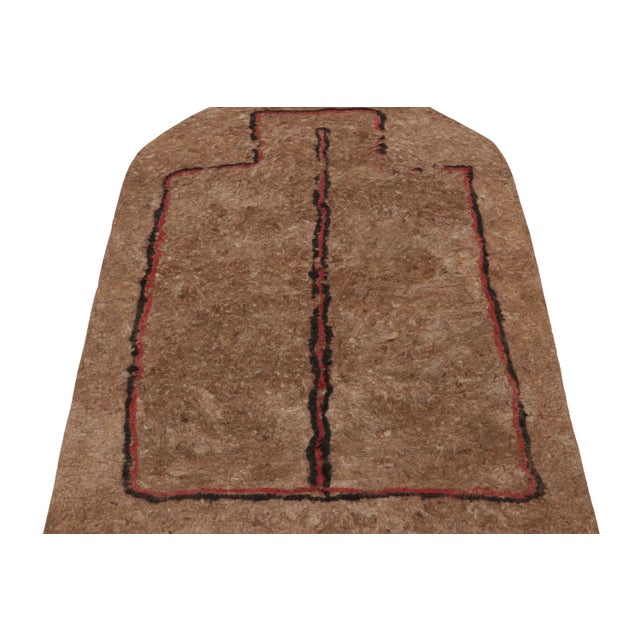This vintage 3x5 rug is a rare tribal rug, handmade in felted wool by Torkaman weavers circa 1940-1950. Handmade in felted...