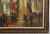 Vintage Signed Museum Interior Architectural Oil Painting For Sale - Image 10 of 12