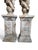 19th Century Italian Terracotta Cherub Sculptures on Pedestals, 1890, Set of 2 For Sale - Image 3 of 11