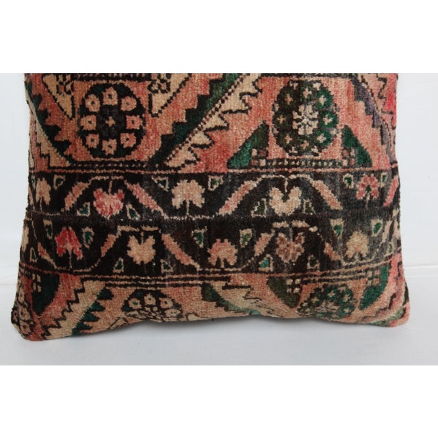 Mid 20th Century Handmade Tribal Bohemian Rug Pillow Cover -20'' X 20''' For Sale - Image 5 of 10