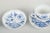 Meissen Blue Onion three coffee cups with matching saucers. Set of three Meissen coffee cups with matching saucers in the...