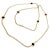 18k Yellow Gold Black Onyx 29.5" Link Long Signature Necklace by Bulgari. Details: Metal: 18k Yellow Gold Weight: 38.1...