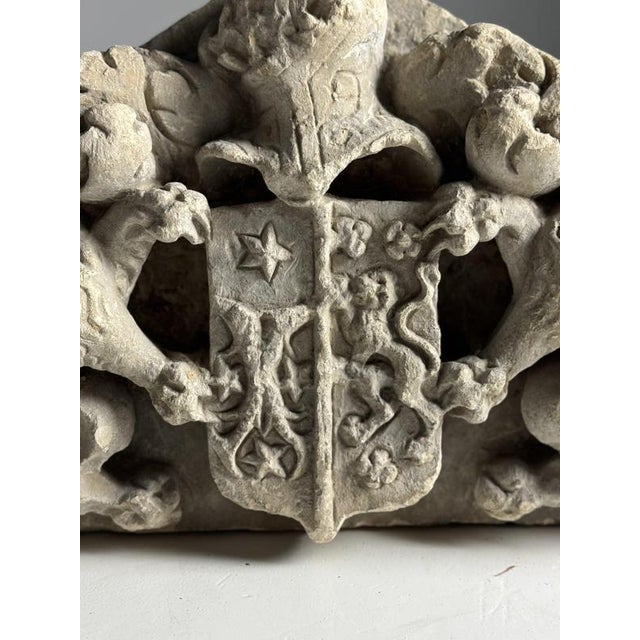 Limestone Coat of Arms For Sale - Image 9 of 16