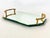 Art Deco Style Gold-Plated Mirrored Glass Serving Tray from Gilde, 1950s, in Flawless conditions. Designed 1920 to 1949...