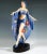 Excellent marcell goldscheider figurine of the 1930s: dreamy, striding dancer in a harem costume, her hair covered with a...