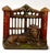 Realism Antique Gaurdian Lion Painted Cast Iron Bookends-a Pair For Sale - Image 3 of 13