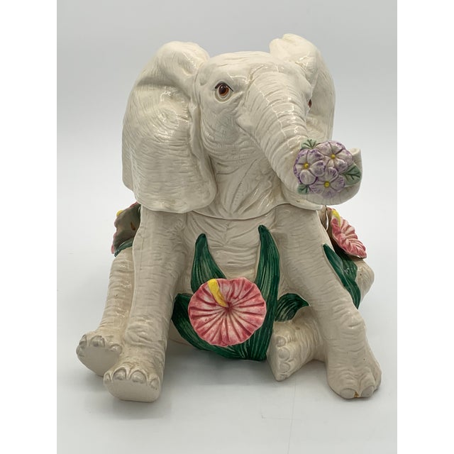 Pink Fitz and Floyd Elephant Cookie Jar Rare For Sale - Image 8 of 8