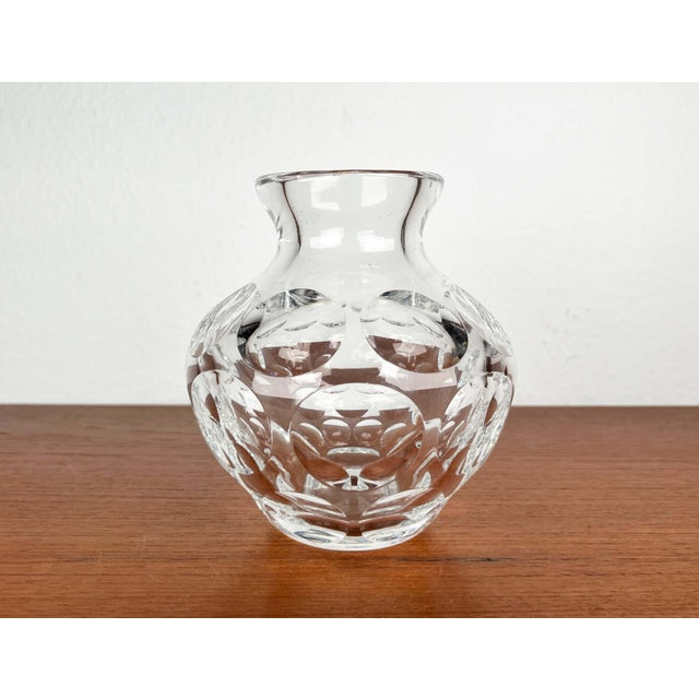 Mid-Century Modern German Vase in Lead Crystal Glass, 1960s For Sale - Image 11 of 12