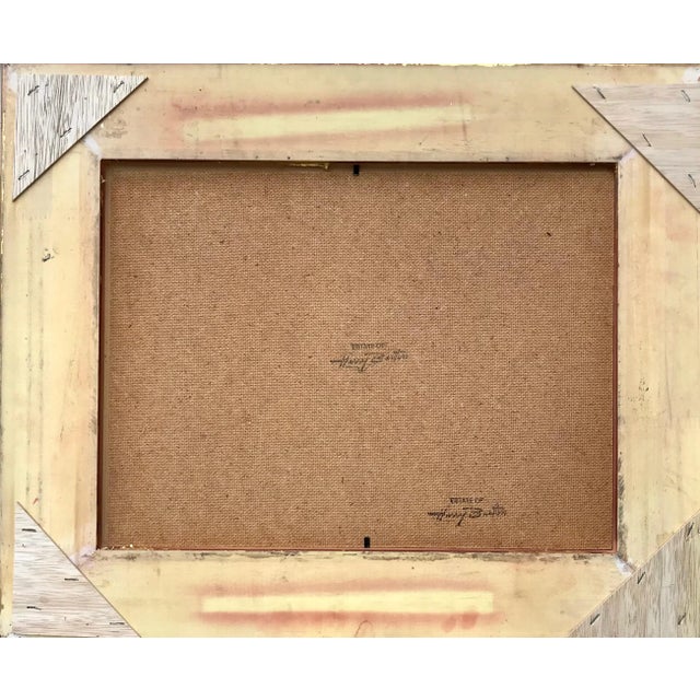 Vintage American Impressionist Oil Painting Colorful Landscape by Harry Barton For Sale In New York - Image 6 of 7