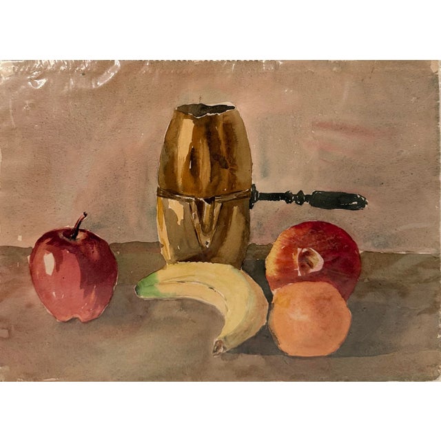 1950s Set of 4 - Original Watercolor Still-Life Paintings by Mabel Boettger For Sale In Nashville - Image 6 of 12