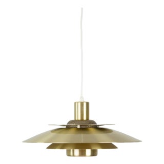 Vintage Danish Pendant Lamp by Kurt Wiborg for Jeka, 1980s For Sale