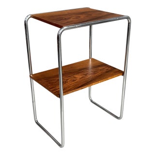 Bauhaus Chrome Serviced Table by Hynek Gottwald, 1930s For Sale