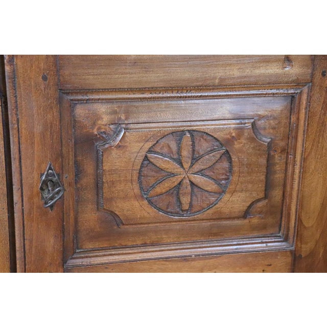 Antique Wardrobe in Poplar Wood, 1800s For Sale - Image 15 of 18