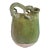 Late 19th Century Green Oval Oil Vessel For Sale