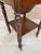 English Regency Walnut Table with Wings and Wheels, 1920s For Sale - Image 9 of 13